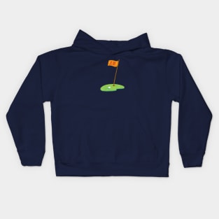 The 18th hole Kids Hoodie